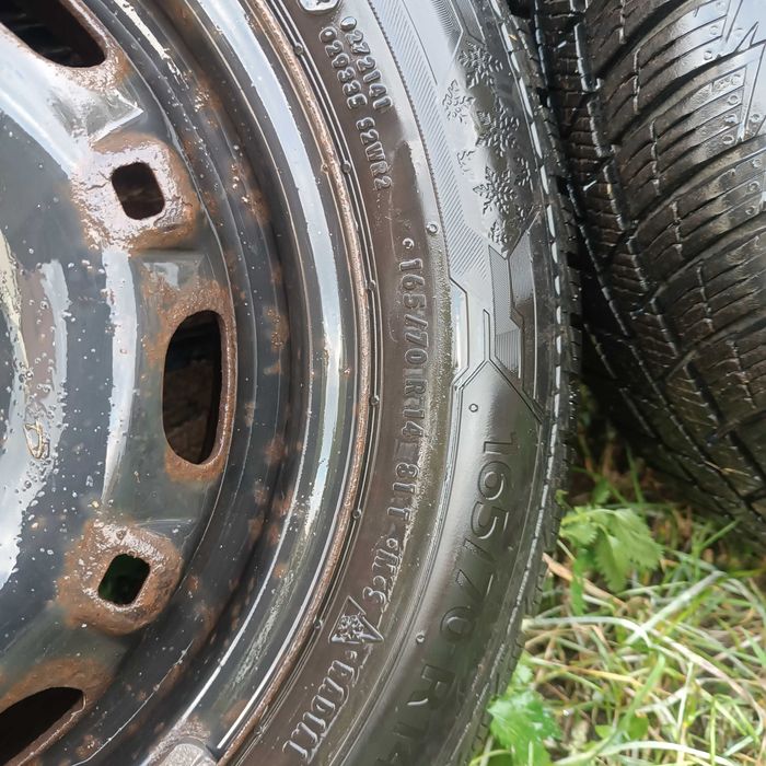 Felgi Stalowe Koła Zimowe 5x100 SKODA FABIA I  VW  POLO   165/70 /R14