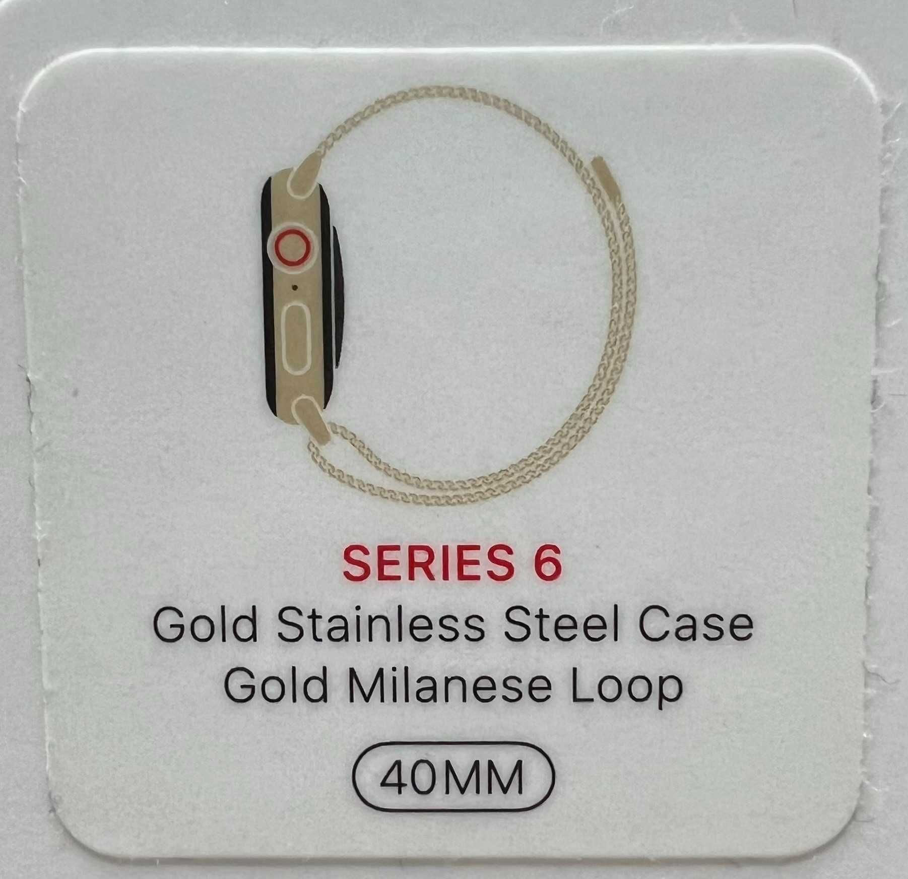 Apple Watch Series 6 Gold Stainless Steel