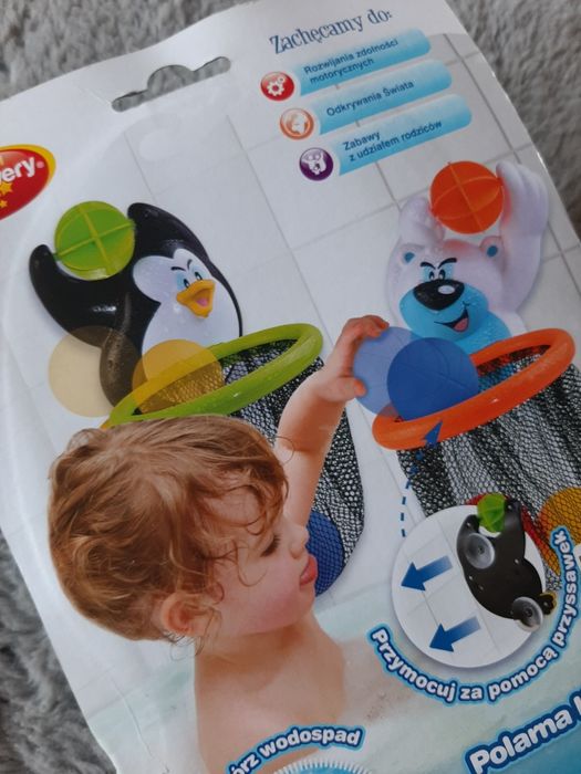 Dumel zabawka do kąpieli polarna koszykówka