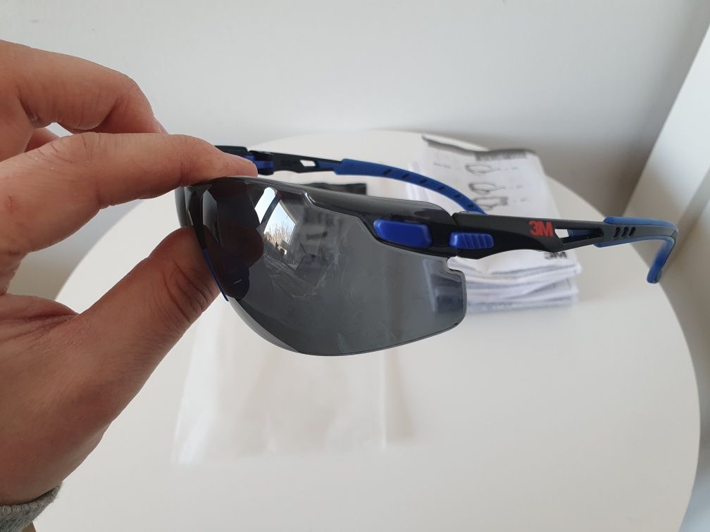 Okulary Ochronne Przyciemniane 3M Solus1000 Okulary Robocze!