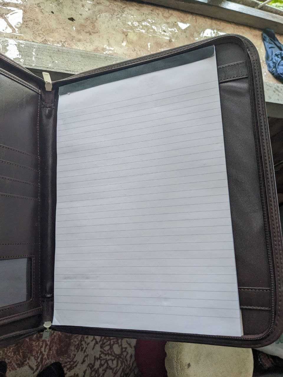 Шкіряна папка для документів а4