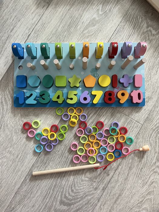 Деревяна дощечка для ігр і навчання