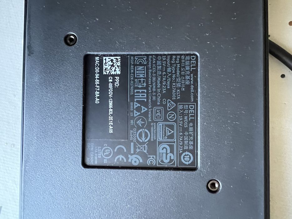 Док станція Dell wd15