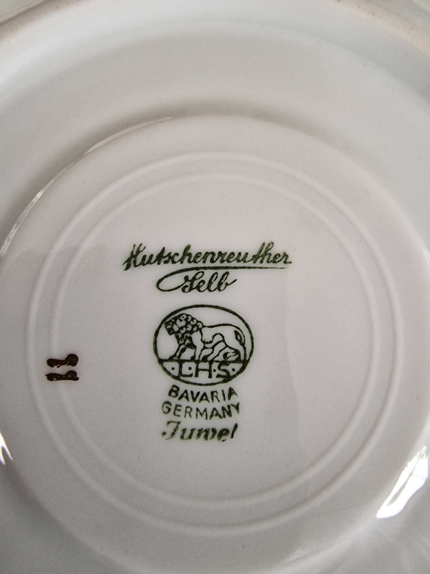 Trio śniadaniowe porcelanowe firmy Hutschenreuther Selb Bavaria