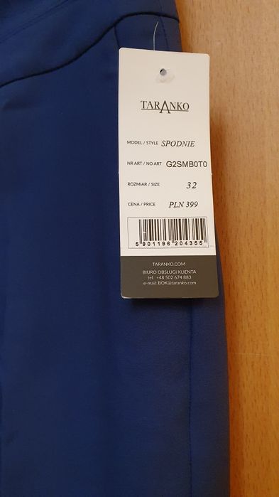 Granatowe cygaretki Taranko rozmiar 32