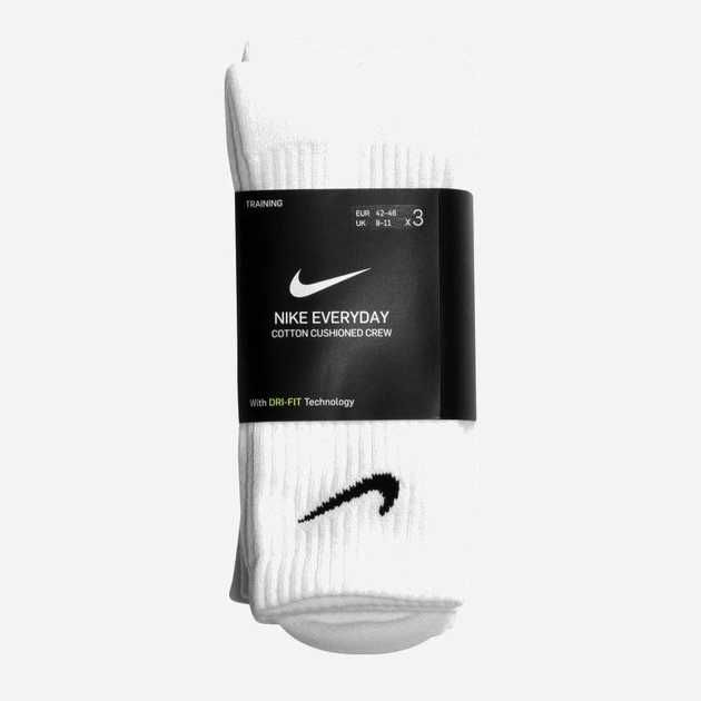Носки Nike  Cotton Cush Crew  SX 7667 - 100  в уп. 3 пары
