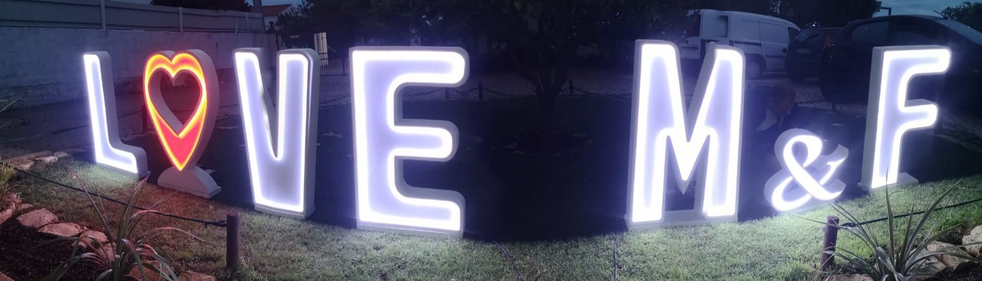 Letras Luminosas 3D Eventos