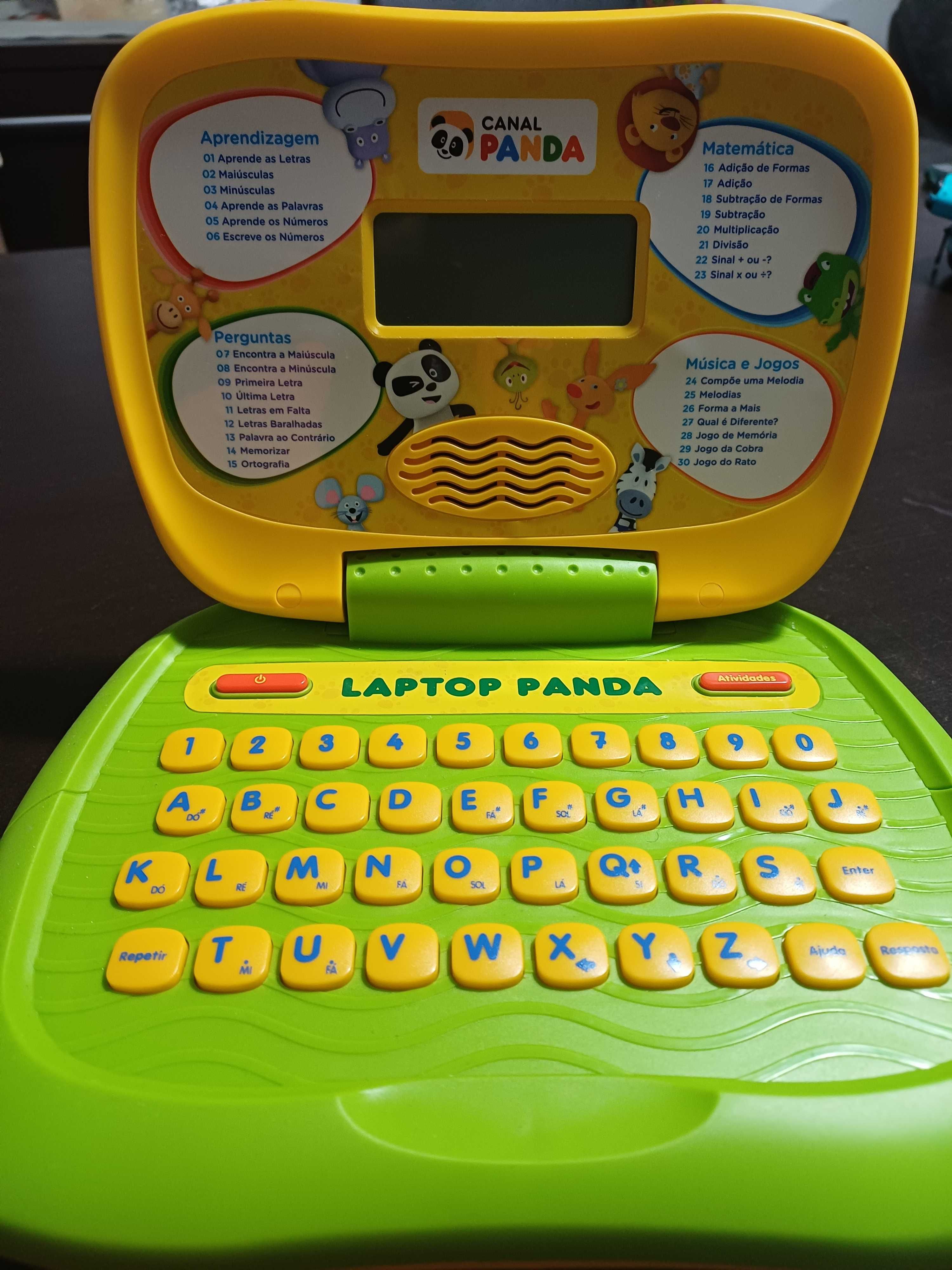 Brinquedo computador panda