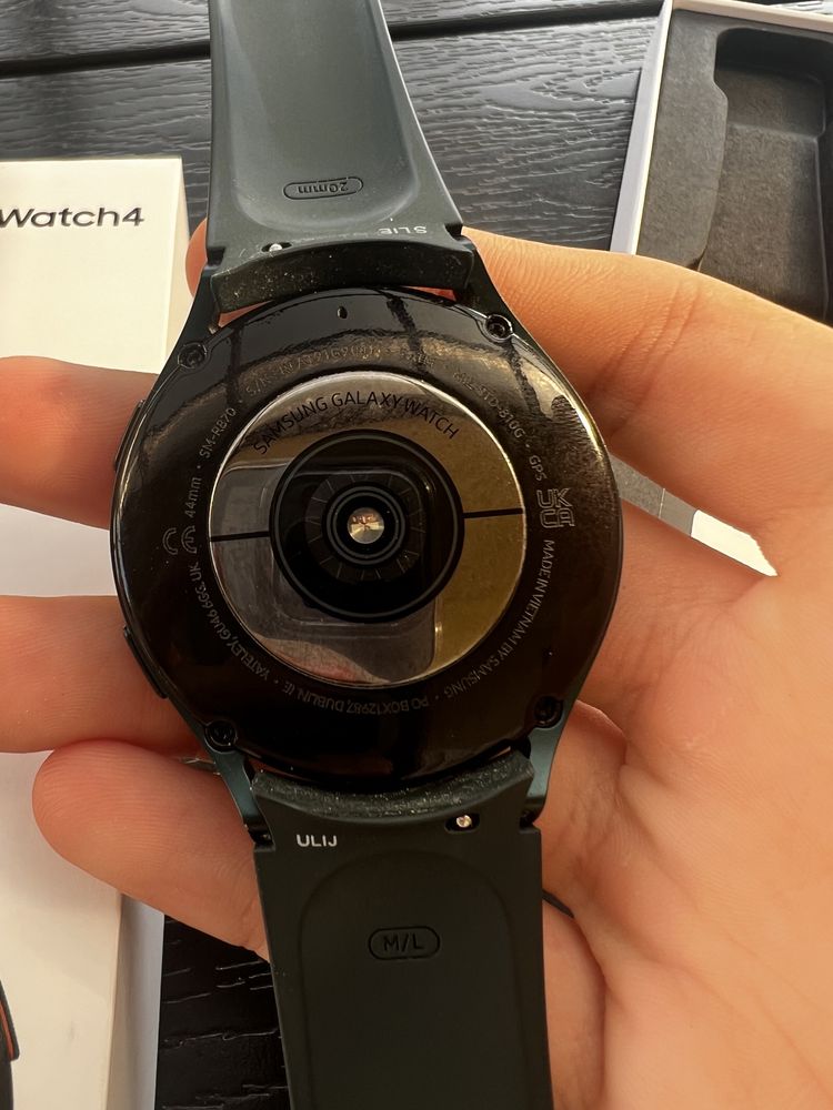 Samsung galaxy watch 4 44mm czarny gwarancja smartwatch