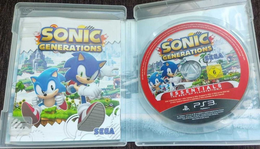 Sonic Generations i The hedgedog  gra ps3 Playstation 3 playstation3