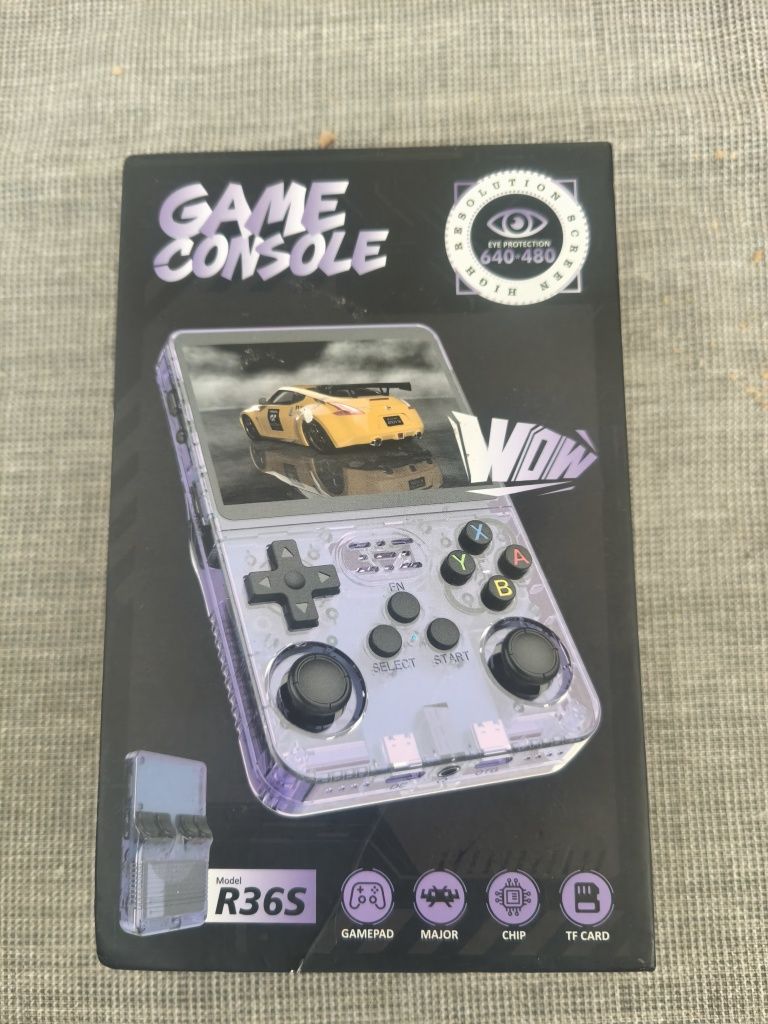Consola tipo gameboy retro R36S nova 128gb