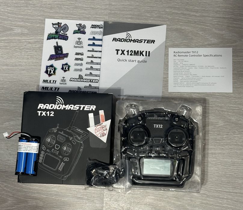 НОВИЙ Radiomaster TX12MKll CC2500 M2 БАГАТО!