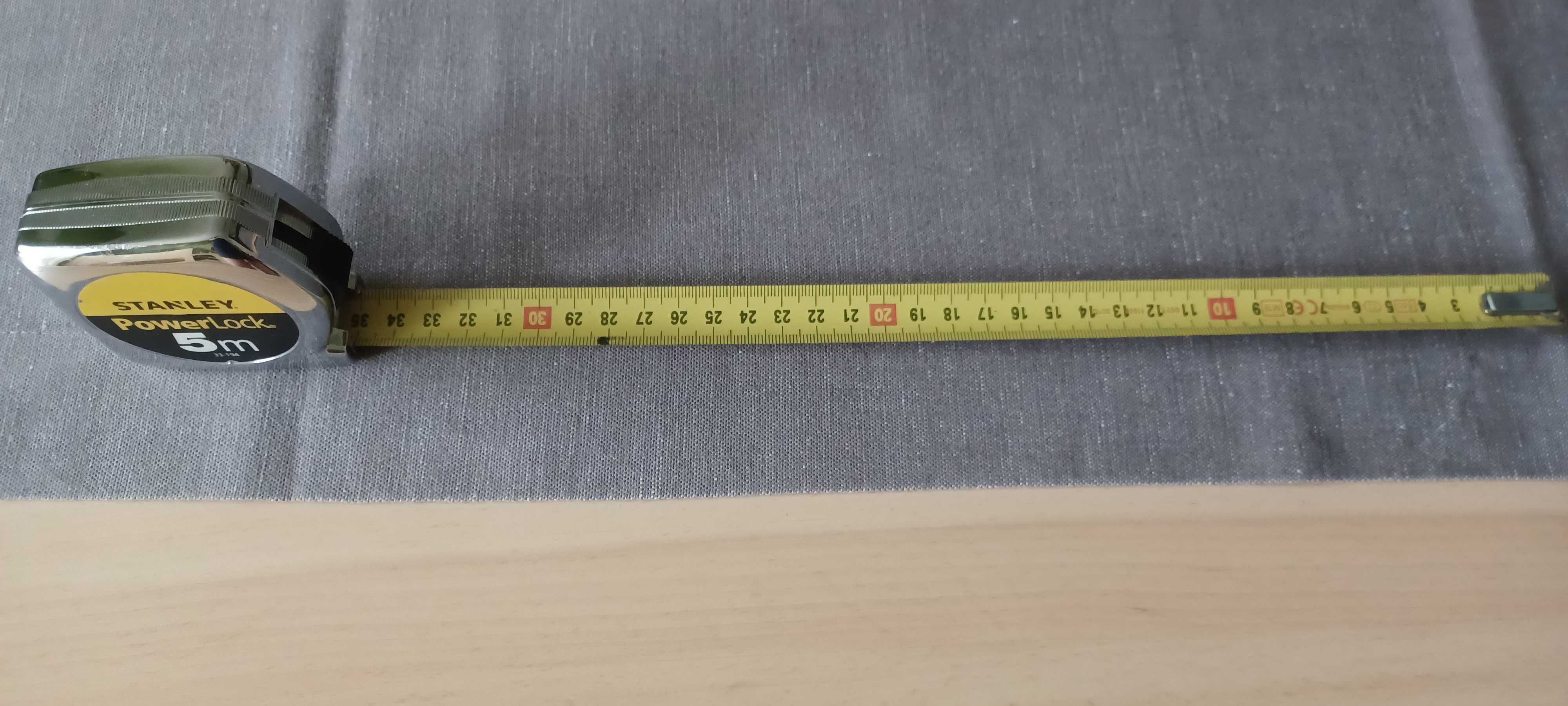 STANLEY Power Lock miara, miarka zwijana z blokadą 5 m.