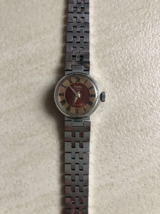 Zabytkowy zegarek damski radzieckiej marki Chaika