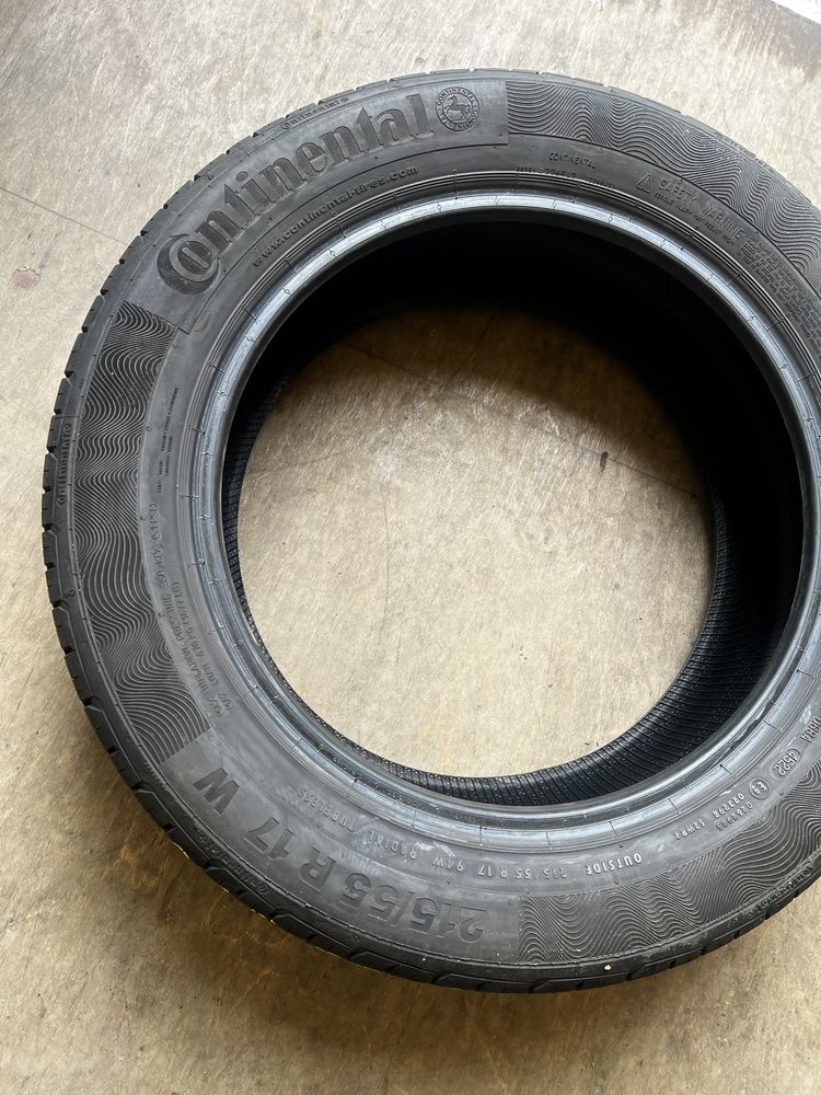 4 opony continental contipremiumcontact 5 215/55/17 2022r.