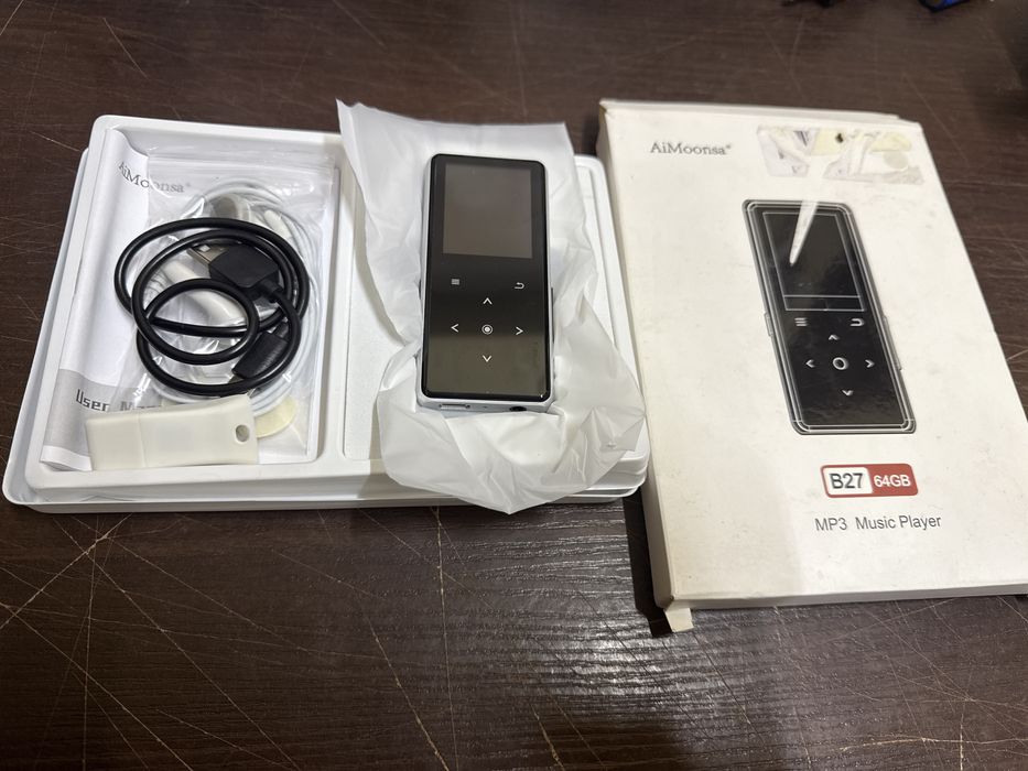 Odtwarzacz MP3 HD 64 GB bluetooth AIMOONSA Z GŁOŚNIKIEM