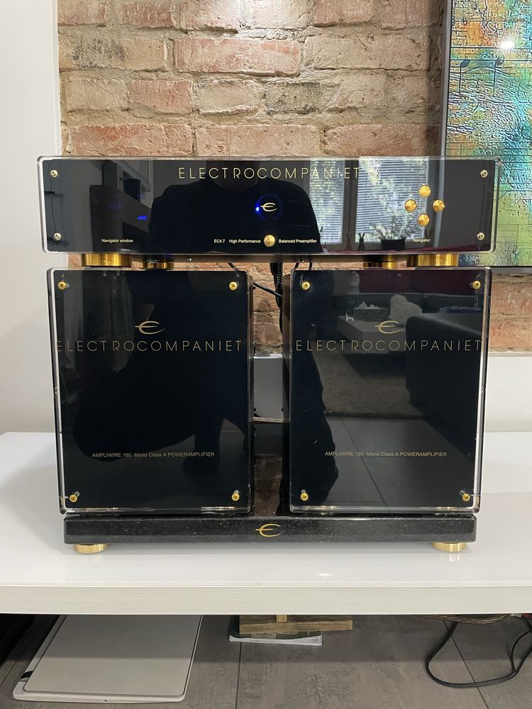 Electrocompaniet AW 180 2 monobloki +dedykowany przedwzmacniacz Ec 4,7