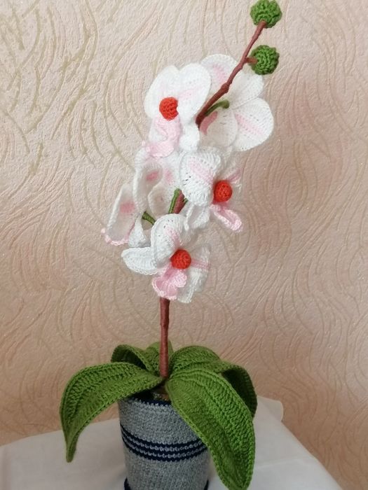 Декор. Вязаные цветы