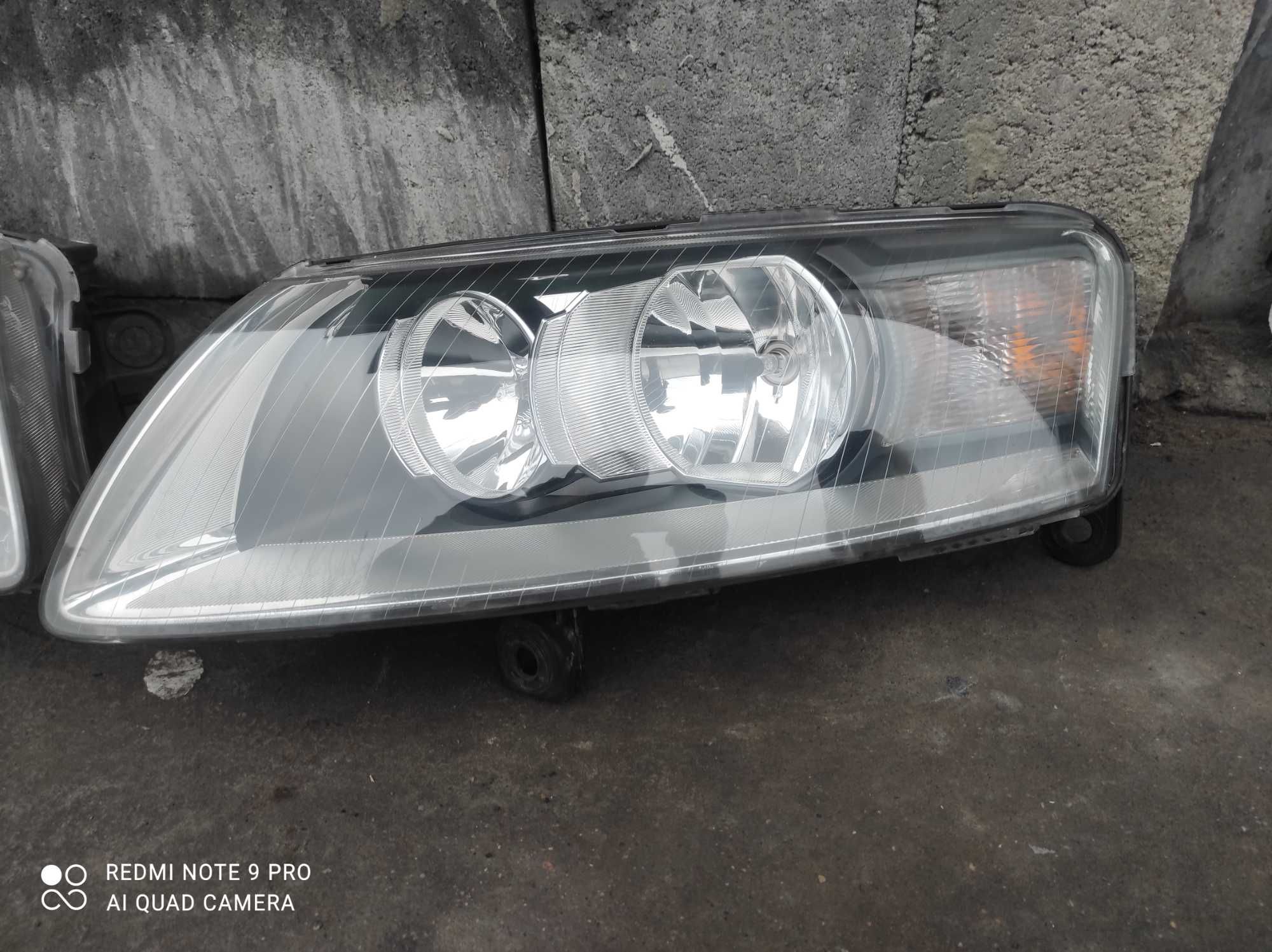 Audi A6 C6 lampy przednie Europa oryginał hella gwarancja