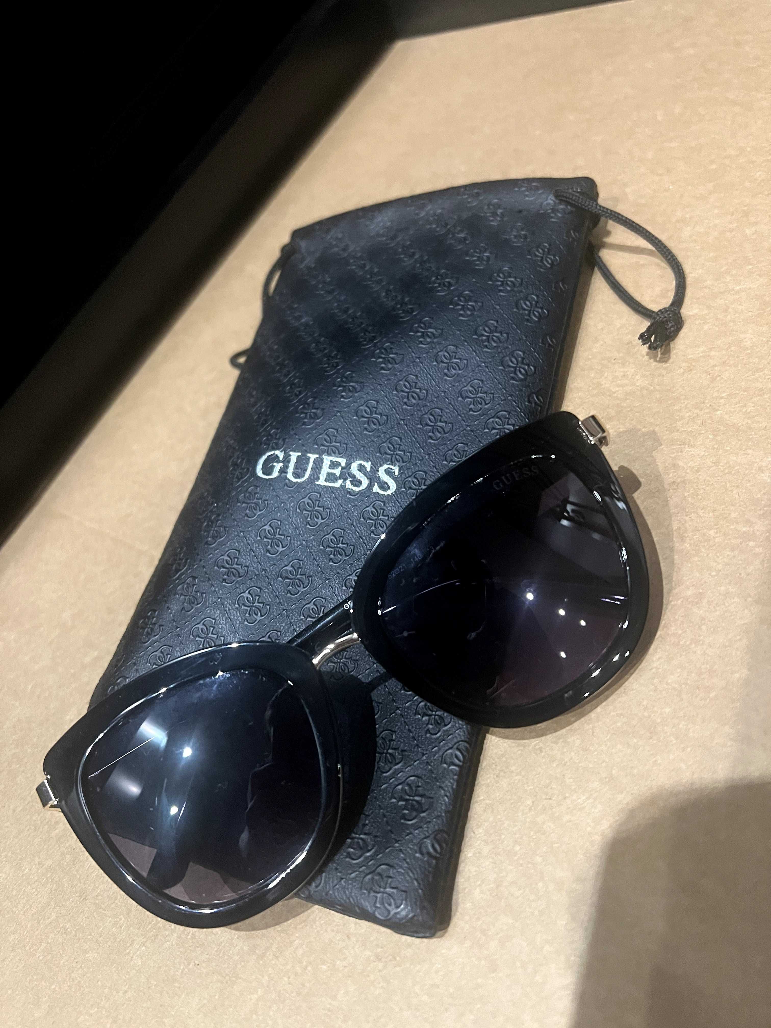 Солнцезахисні окуляри Guess Shiny Black/Gradient Smoke оригінал