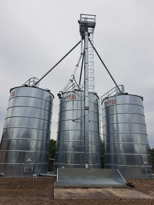 Silos płaskodenny Kbks Poland 200t wentylacja standard promocja