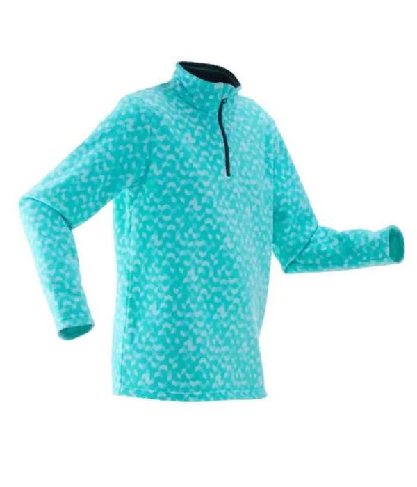 Бирюзовая кофточка флис реглан Decathlon Quechua