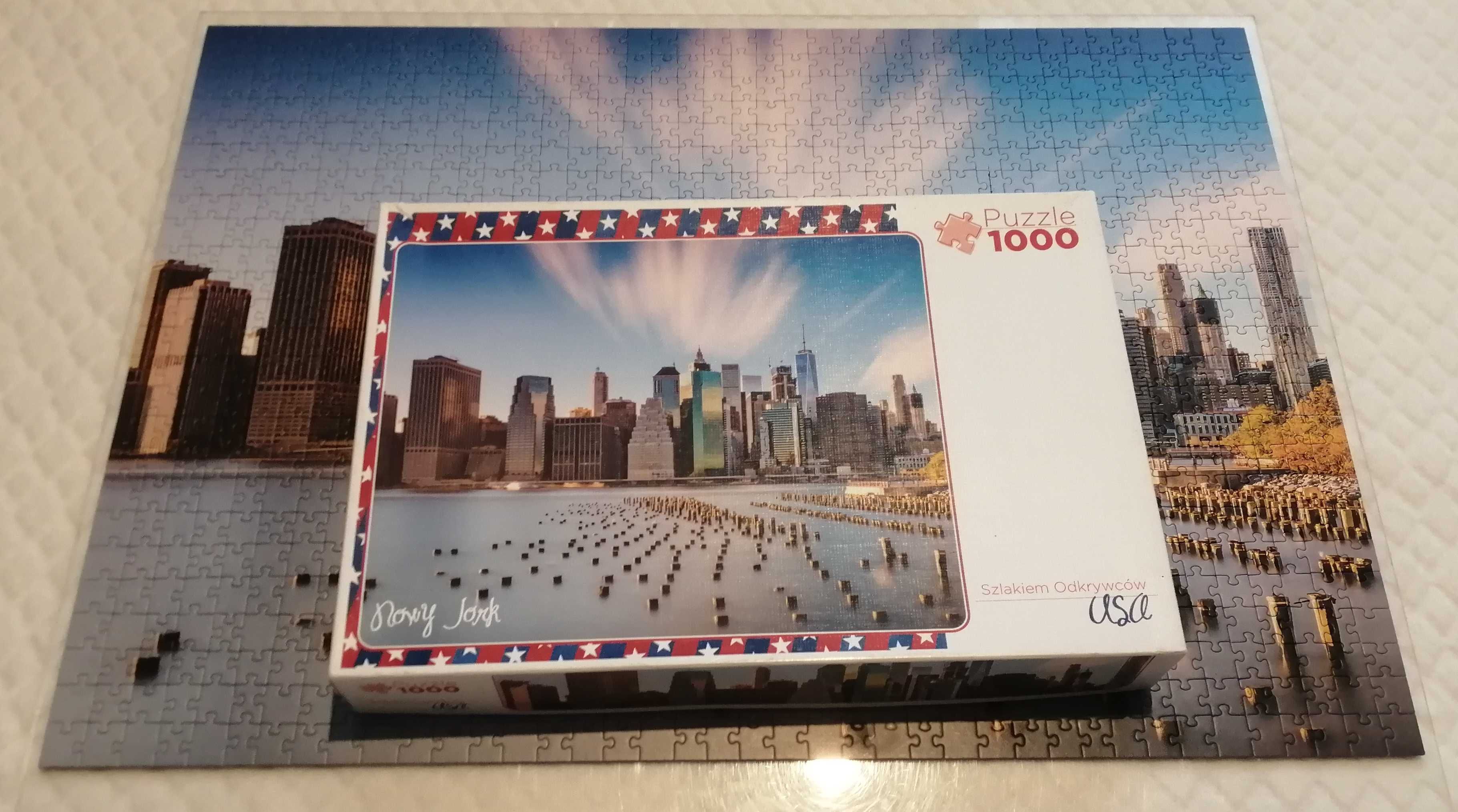 Szlakiem odkrywców USA. Nowy Jork. 91502, Trefl, 1000 (Puzzle)