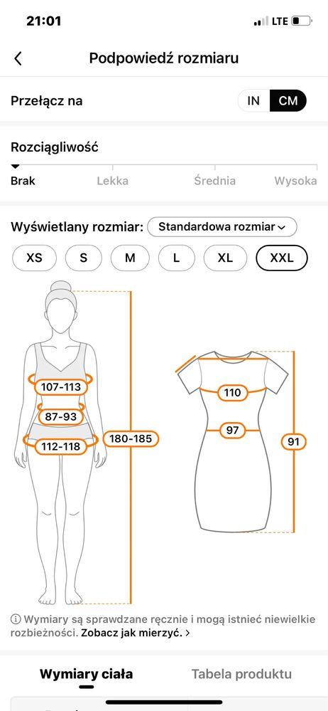 Sukienka letnia xxl