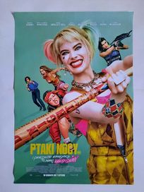 Plakat filmowy oryginalny -Ptaki Nocy (i fantastyczna ...Harley Quinn)