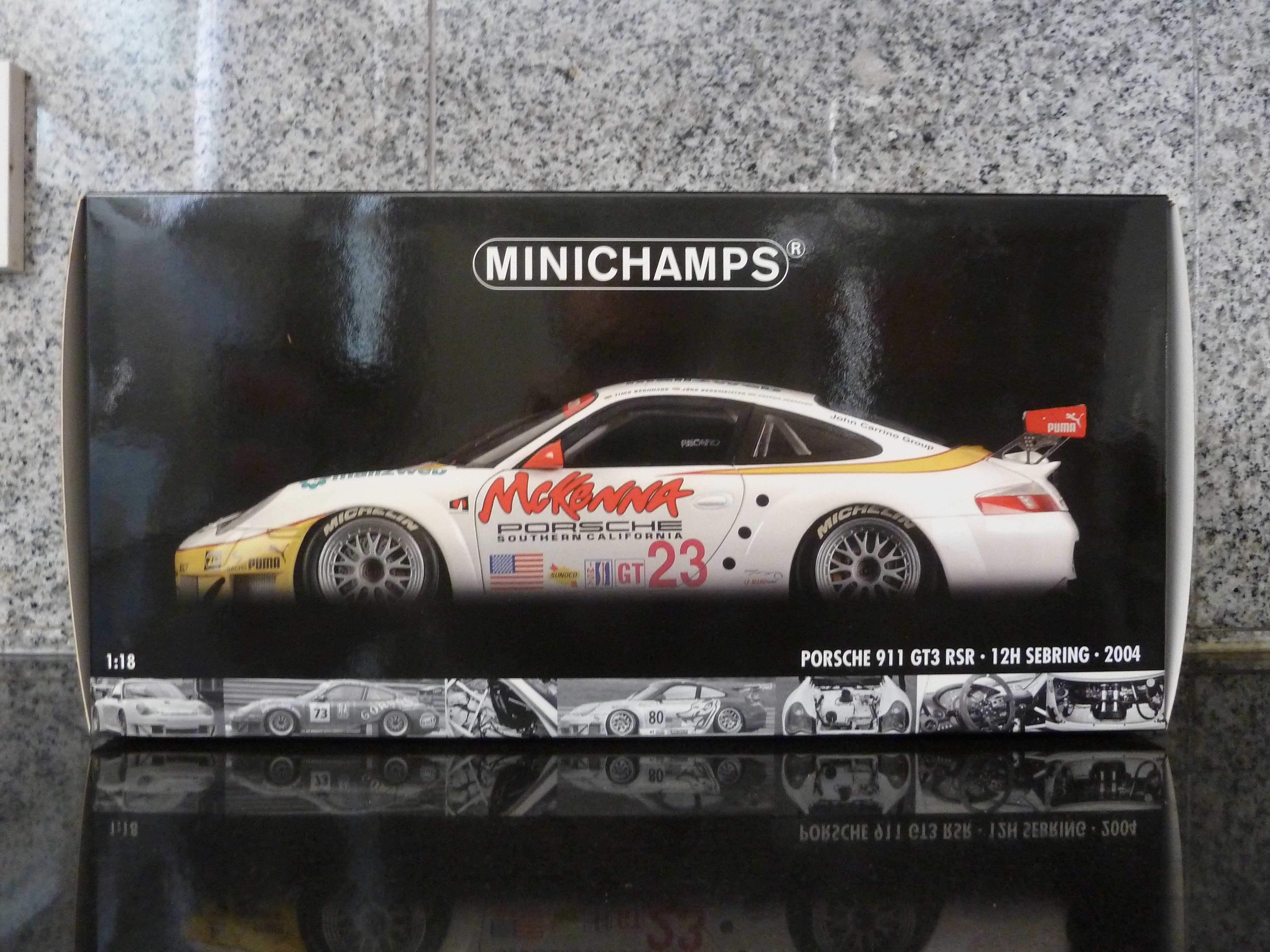 1:18 Minichamps, Porsche 911 GT3 RSR Sebring 2004 AutoArt