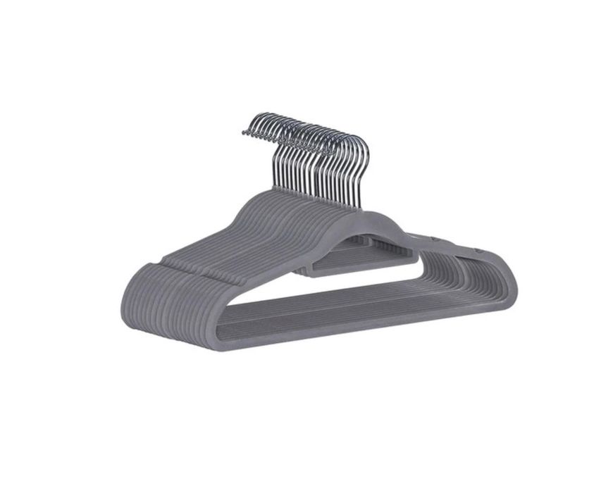 Wieszak na ubrania ZESTAW wysoka jakość obrotowy haczyk 10+10 GRATIS