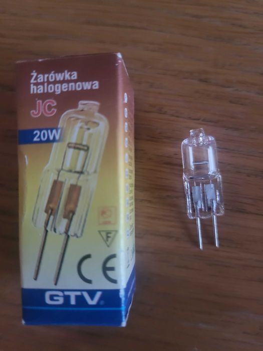 Żarówka halogenowa GTV typ JC 12V, 20W - 6 sztuk