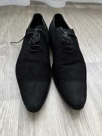 Чоловічі замшеві туфлі (чорні)