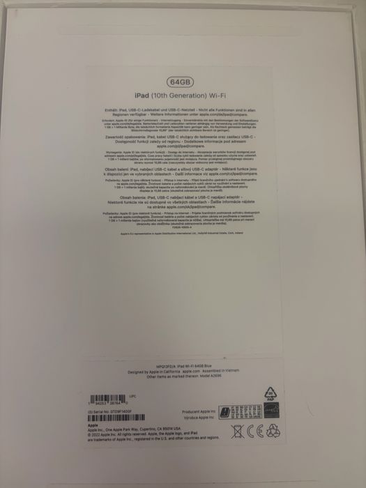 Ipad 10 gen 64 gb tablet