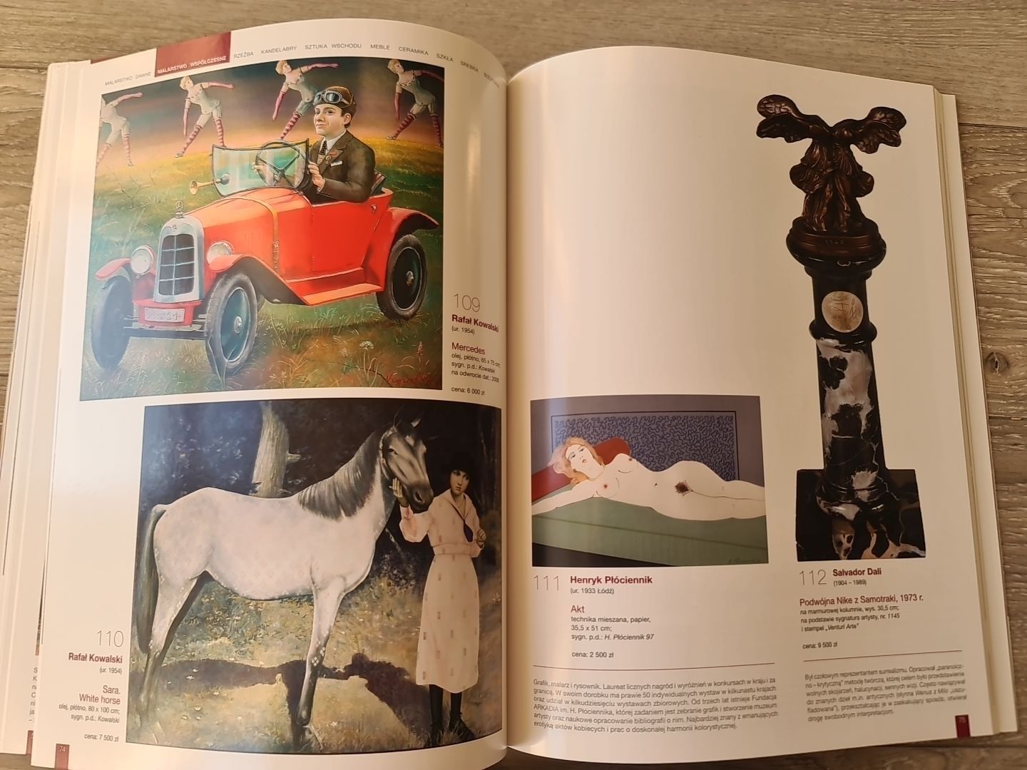 Sopocki Dom aukcyjny katalog Bliżej sztuki malarstwo meble ceramika