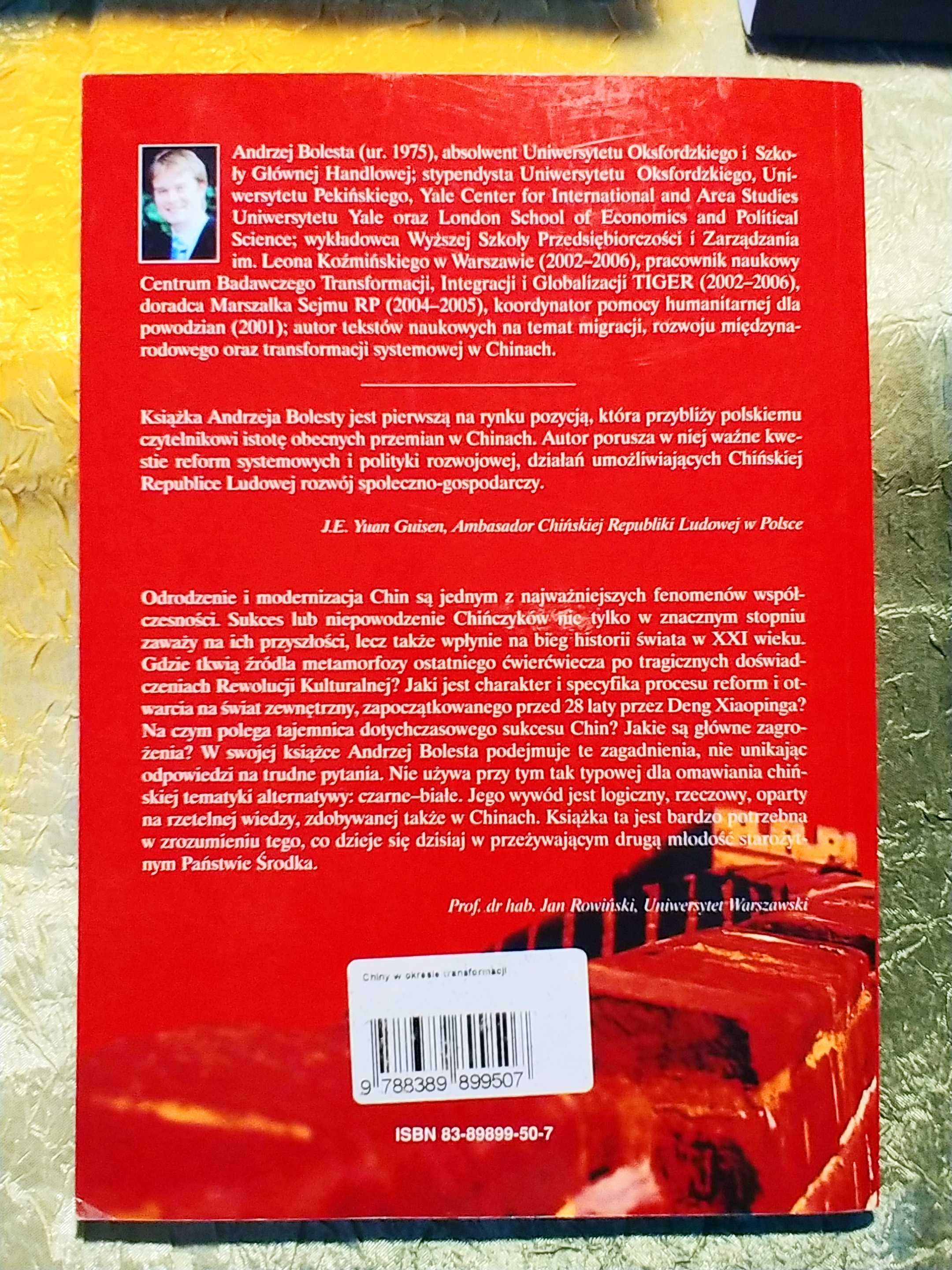 Chiny w okresie transformacji - Andrzej Bolesta
