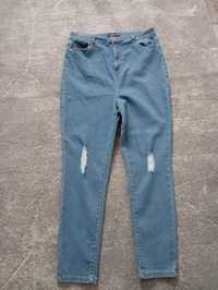 Spodnie jeansowe Boohoo r. 446 z wysokim stanem