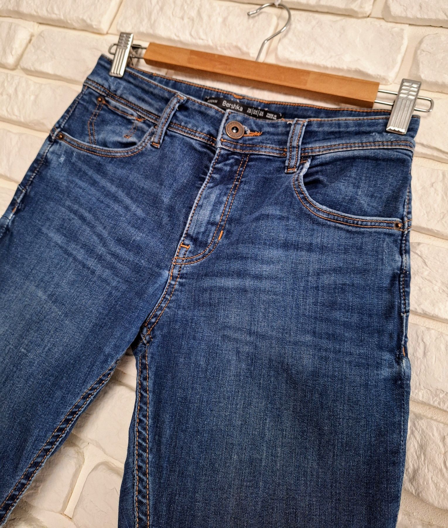 Bershka 36 Rurki Skinny Leg Slim Jeans S
