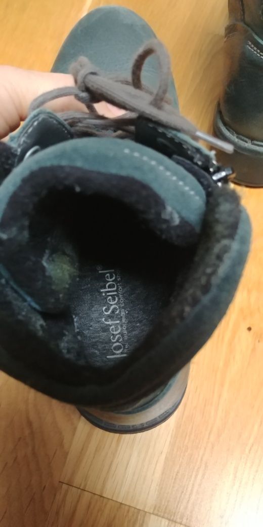 Śliczne buty, botki, kozaczki Josef Seibel r 36 dla dziewczynki