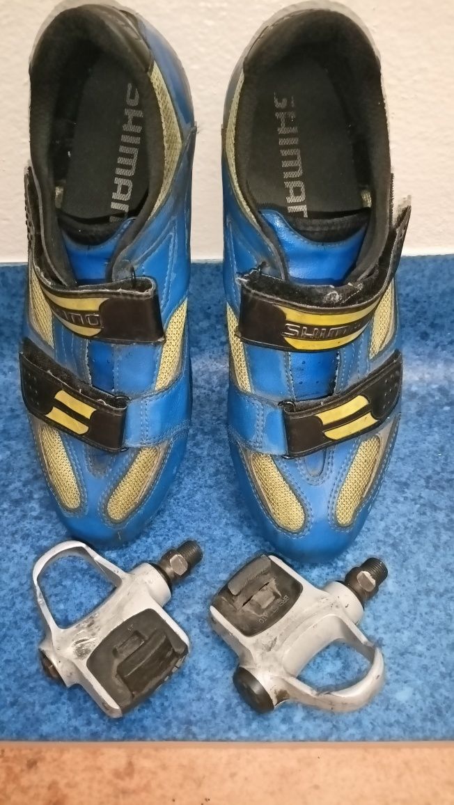 Buty i pedały szosowe Shimano r.42