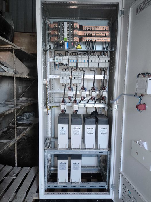 Quadro elétrico para energia reactiva de 160Kva