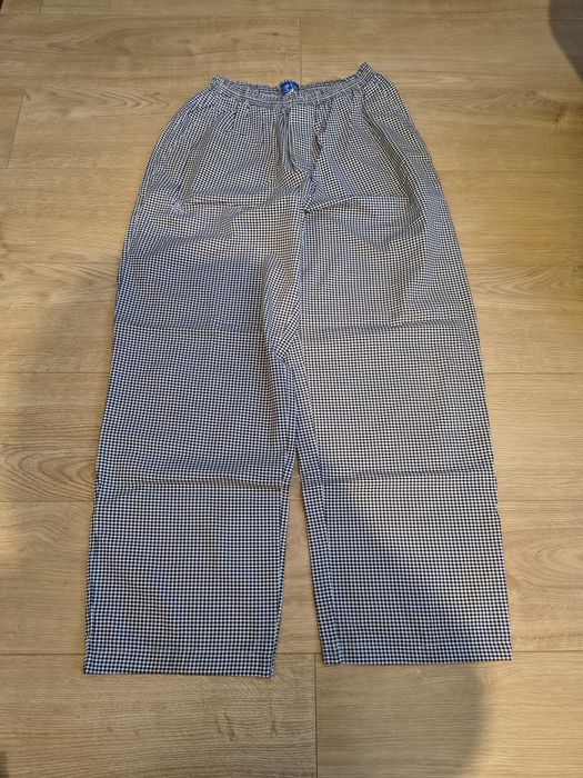 Spodnie kucharskie kuchenne dla kucharza pomocy długie pepitko