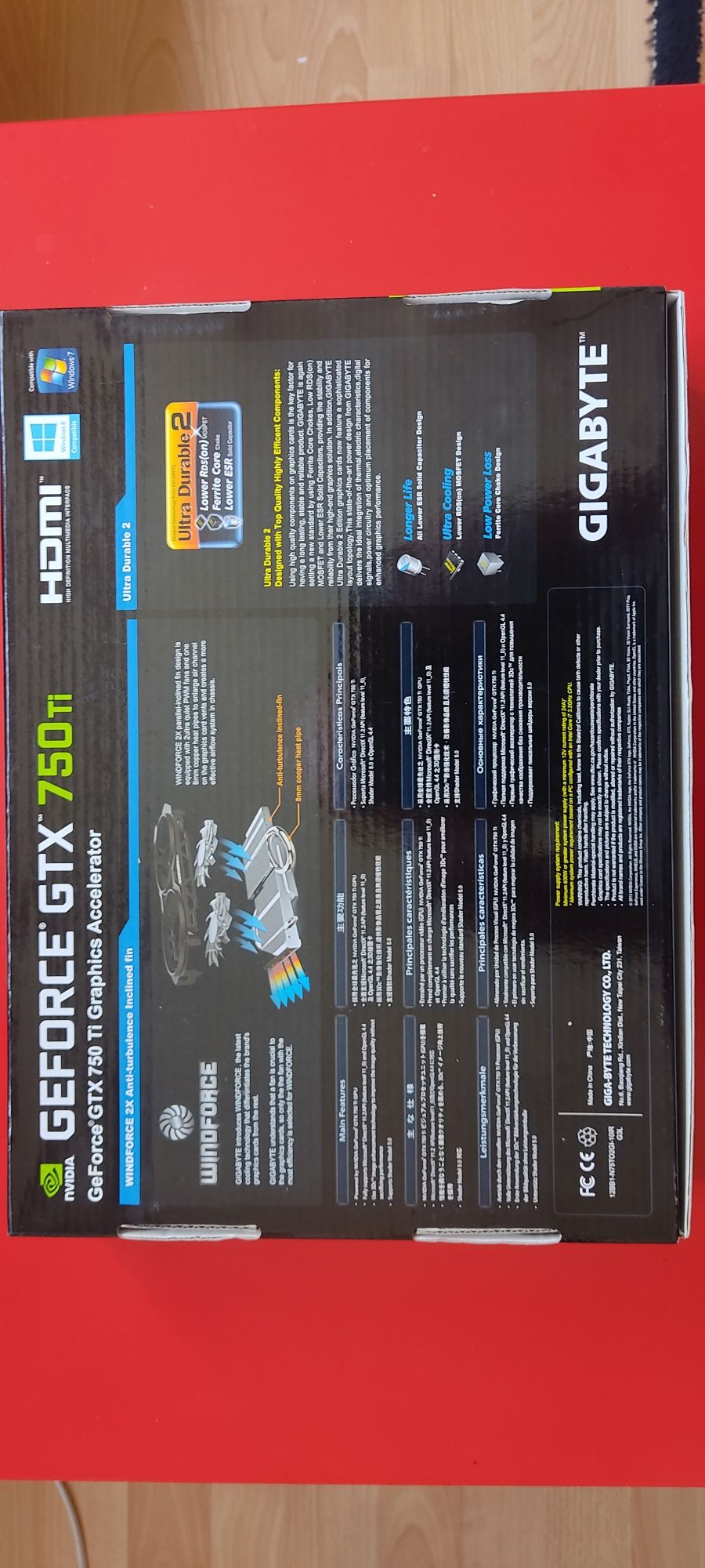Karta graficzna Gigabyte GeForce GTX 750Ti 2GB  GDDR5 GV-N75TOC-2GI