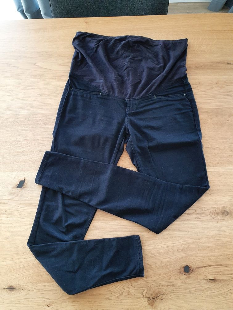 Mama Ciążowe Spodnie Rurki Super Skinny Jeans H&M rozmiar 36 czarne