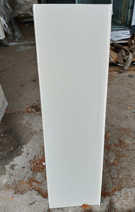 WYPRZEDAŻ - Parapet stalowy biały szer.: 22,5 | dł.: 80 cm