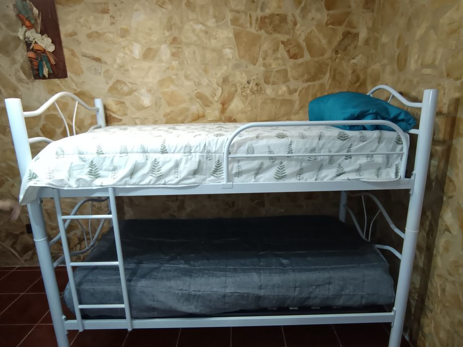 Armação Beliche novo metal branco