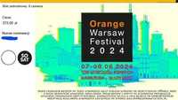 Rezerwacja Jednodniowy bilet (08.06.2024) na Orange Warsaw Festival 20