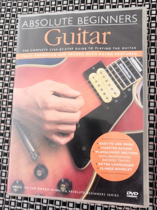 CD/DVD "Absolut Beginners Guitar" Pra Aprender a Tocar Guitarra do 0
