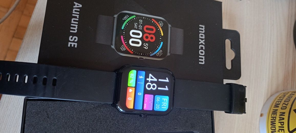 Smartwatch maxcom FW36 Aurum SE czarny