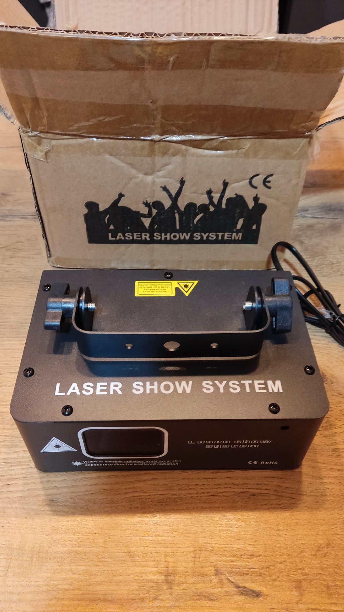 Laser dyskotekowy RGB 500mw skaner